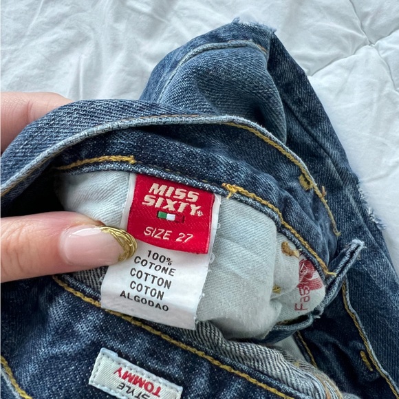 Miss Sixty Low Rise Distressed Jeans - Picture 6 of 8